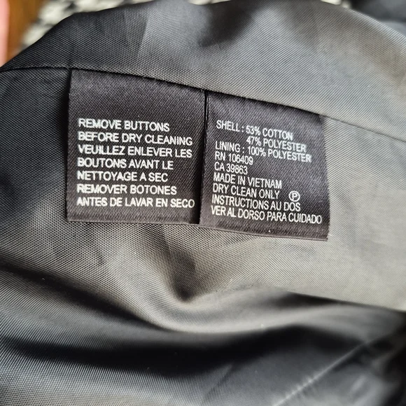 Tahari Houndstooth Blazer in Black and White - Picture 7 of 10